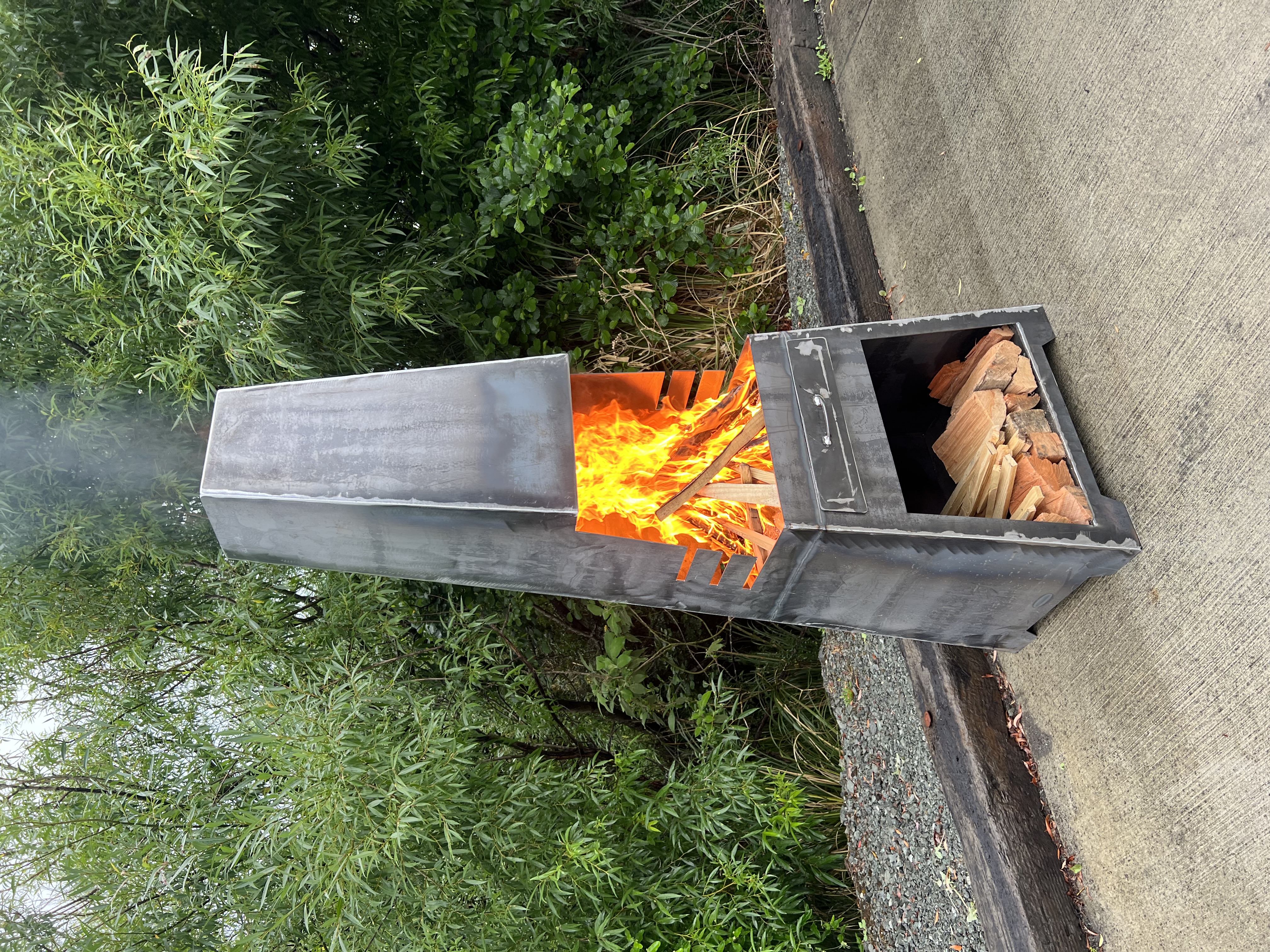 Outdoor Fire - Corten Steel